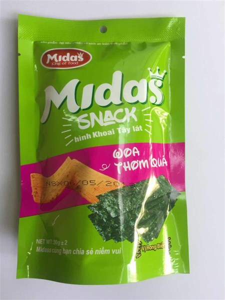 BỔ SUNG DINH DƯỠNG CHO BÉ VỚI SNACK KHOAI TÂY LÁT VỊ RONG BIỂN
